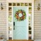 24 Inch Tulip Wreaths for Front Door,Summer Wreath for Wall Porch Window with Tulip and Eucalyptus, Indoor and Outdoor Artificial Floral Wreath Home Decor, Party Holiday Anniversary Decoration